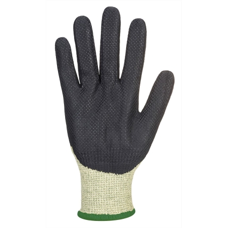 Gant arc électrique ignifugé anti-coupure niveau D Vert/noir – Portwest A780