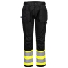 Pantalon haute visibilité classe 1 bandes réfléchissantes Jaune/noir – Portwest CD858