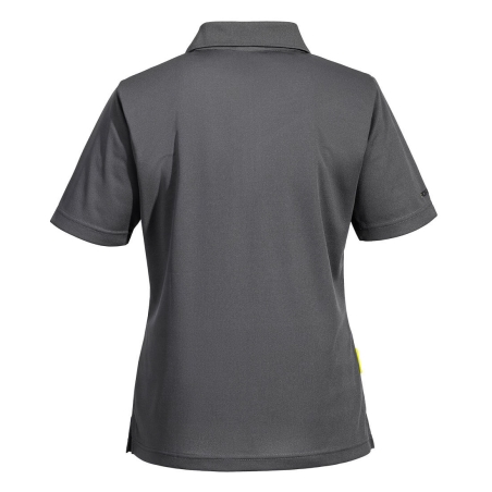 Polo femme manches courtes DX4 polyester-polypropylène Gris métal – Portwest DX409
