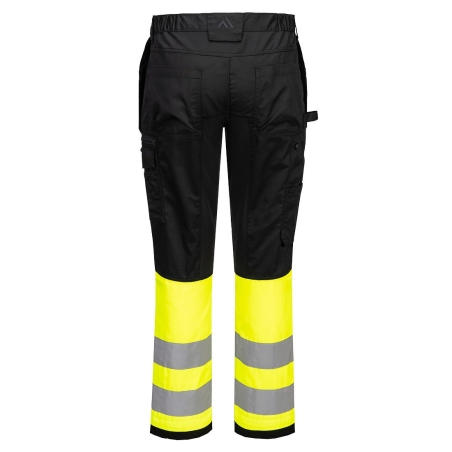 Pantalon haute visibilité classe 1 bandes réfléchissantes Jaune/noir – Portwest CD858