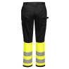 Pantalon haute visibilité classe 1 bandes réfléchissantes Jaune/noir – Portwest CD858