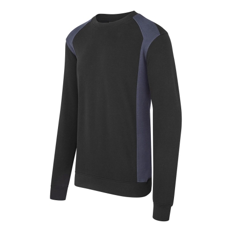Sweatshirt de travail éco-responsable WX2 Noir/marine – Portwest CD813