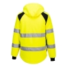 Veste softshell haute visibilité isolante classe 3 Jaune/noir – Portwest CD809