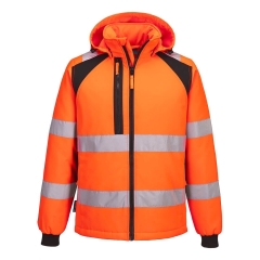 Veste softshell haute visibilité isolante classe 3 Orange/noir – Portwest CD809