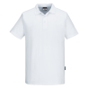 Polo de cuisine manches courtes 100% coton panel mesh dos Blanc – Portwest C211