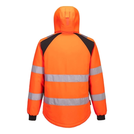 Veste softshell haute visibilité isolante classe 3 Orange/noir – Portwest CD809