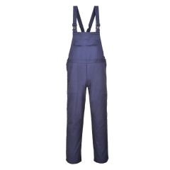 Cotte à bretelles ignifugée et antistatique Bizflame Pro Marine – Portwest FR37