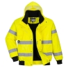 Blouson bomber haute visibilité 3 en 1 avec capuche amovible Jaune – Portwest C467