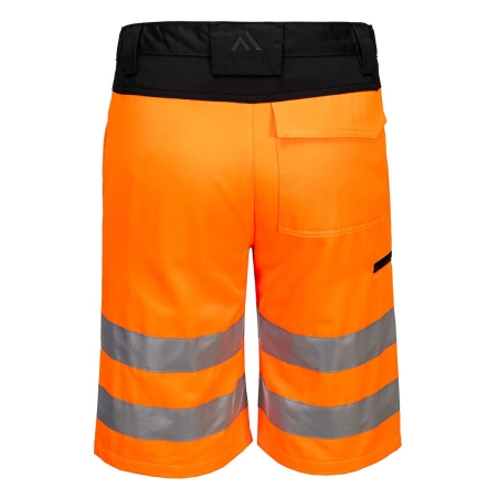 Bermuda haute visibilité stretch éco-conçu Orange/noir – Portwest CD899