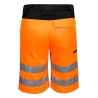 Bermuda haute visibilité stretch éco-conçu Orange/noir – Portwest CD899