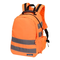 Sac à dos haute visibilité anti-happement multi-poches Orange – Portwest B904