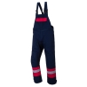 Cotte à bretelles bicolore ignifugée antistatique arc électrique Marine – Portwest FR57