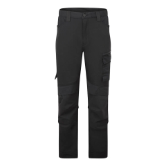 Pantalon de travail ergonomique stretch 4 directions multipoches Tout noir – Portwest DX421