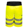 Bermuda haute visibilité stretch éco-conçu Jaune/noir – Portwest CD899
