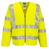 Gilet zippé manches longues haute visibilité ignifugé antistatique Jaune – Portwest FR616