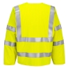 Gilet zippé manches longues haute visibilité ignifugé antistatique Jaune – Portwest FR616