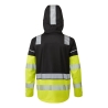 Veste de pluie haute visibilité 3 en 1 avec gilet détachable Jaune/noir – Portwest BX323