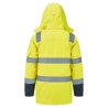 Parka haute visibilité ignifugée multirisque arc électrique Jaune/marine – Portwest FR617