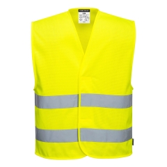 Gilet haute visibilité respirant mesh 2 bandes classe 2 Jaune – Portwest C374