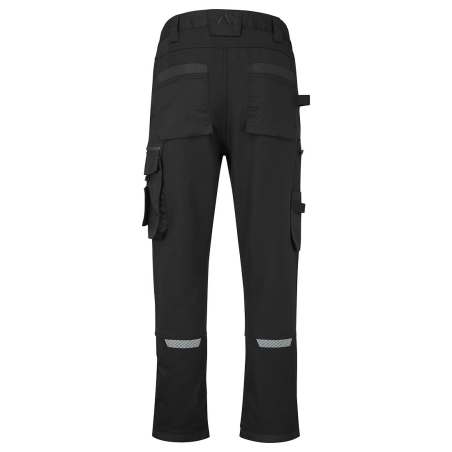 Pantalon stretch quatre sens éco WX2 multipoches Noir – Portwest CD846