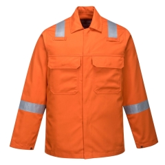 Veste de protection ignifugée soudage et arc électrique Orange – Portwest BZ13
