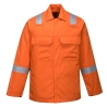 Veste de protection ignifugée soudage et arc électrique Orange – Portwest BZ13