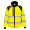 Veste softshell haute visibilité WX2 2 couches Jaune/noir – Portwest CD875