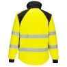 Veste softshell haute visibilité WX2 2 couches Jaune/noir – Portwest CD875