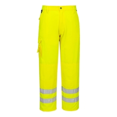 Pantalon combat haute visibilité multipoches classe 1 Jaune – Portwest E046