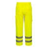 Pantalon combat haute visibilité multipoches classe 1 Jaune – Portwest E046