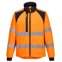 Veste softshell haute visibilité WX2 2 couches Orange/noir – Portwest CD875