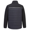 Veste baffle hybride isolation matelassée manches tricotées Noir – Portwest DX471