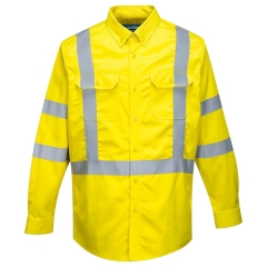 Chemise haute visibilité ignifugée FR 88/12 Jaune – Portwest FR95