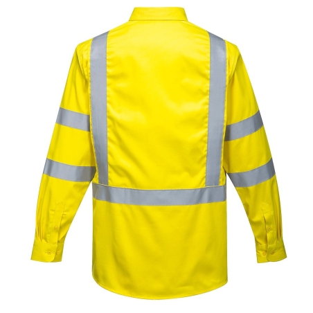 Chemise haute visibilité ignifugée FR 88/12 Jaune – Portwest FR95