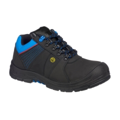 Chaussure de sécurité composite S3 ESD HRO antistatique Noir/bleu – Portwest FD27
