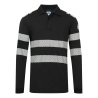 Polo manches longues ignifugé antistatique protection arc électrique Noir – Portwest FR733