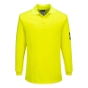 Polo manches longues ignifugé antistatique arc électrique Jaune – Portwest FR805