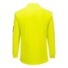 Polo manches longues ignifugé antistatique arc électrique Jaune – Portwest FR805