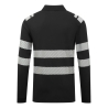 Polo manches longues ignifugé antistatique protection arc électrique Noir – Portwest FR733