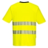 T-shirt haute visibilité manches courtes classe 2 Jaune/noir – Portwest DX413