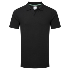 Polo en coton biologique recyclable sans bouton Noir – Portwest EC210