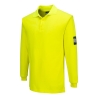 Polo manches longues ignifugé antistatique arc électrique Jaune – Portwest FR805