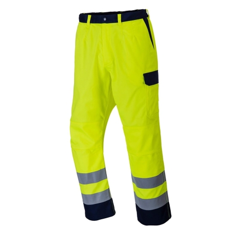 Pantalon de travail haute visibilité Bizflame multirisque Jaune – Portwest FR92