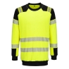 Sweat-shirt haute visibilité ignifugé antistatique arc électrique Jaune/noir – Portwest FR707