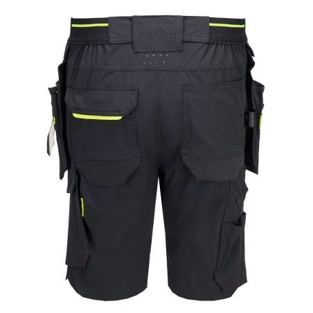 Bermuda de travail holster léger avec poches amovibles Noir – Portwest EV444
