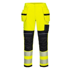 Pantalon holster haute visibilité ignifugé antistatique arc électrique Jaune/noir – Portwest FR407