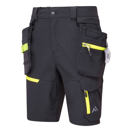 Bermuda de travail holster léger avec poches amovibles Noir – Portwest EV444