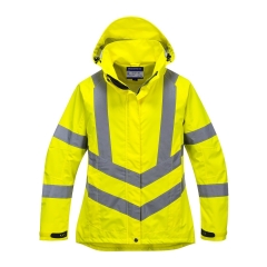 Parka femme haute visibilité respirante classe 3 Jaune – Portwest LW70