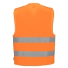 Chasuble haute visibilité sans manches unisexe Orange – Portwest ES474