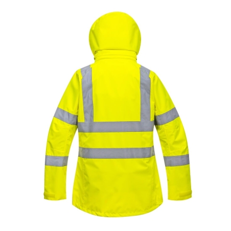 Parka femme haute visibilité respirante classe 3 Jaune – Portwest LW70